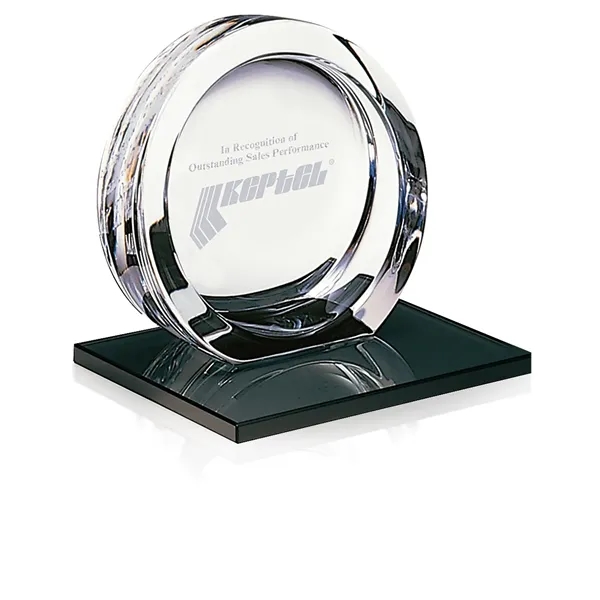 MARIO CIONI High Tech Award on Black Glass Base - Large - MARIO CIONI High Tech Award on Black Glass Base - Large - Image 2 of 2