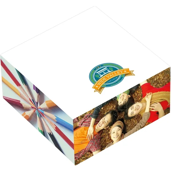 Souvenir® Sticky Note™ 3" x 3" x 1-1/2" Cube - Souvenir® Sticky Note™ 3" x 3" x 1-1/2" Cube - Image 2 of 2