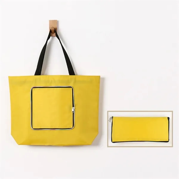 Waterproof Zipper Foldbale  Oxford Cloth Shopping Bag