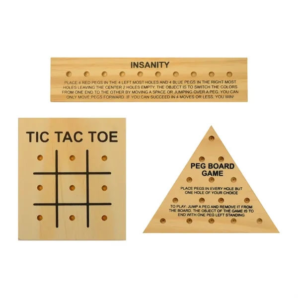 Fun On The Go Games - Wood Teasers - Fun On The Go Games - Wood Teasers - Image 1 of 1