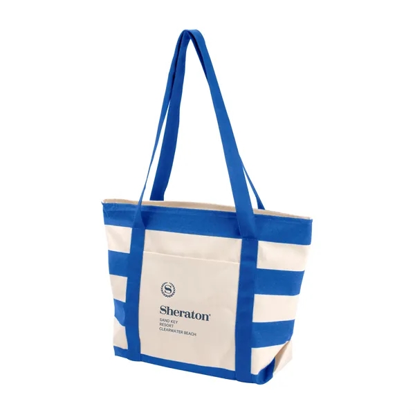 Striped Accent Boat Bag - Striped Accent Boat Bag - Image 4 of 5