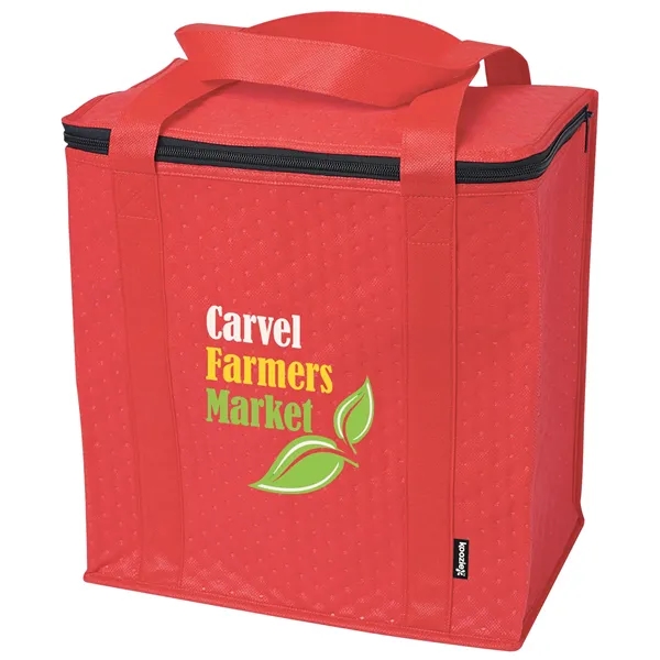 Koozie® Zippered Insulated Grocery Tote - Koozie® Zippered Insulated Grocery Tote - Image 3 of 10