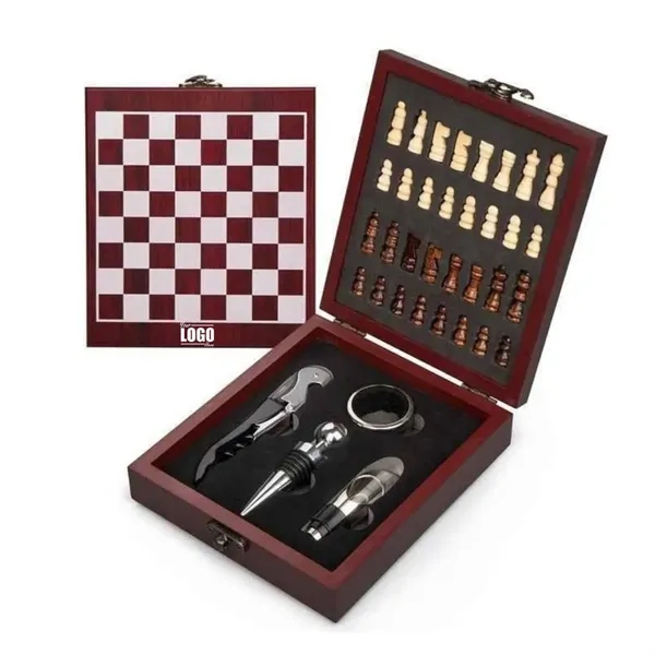 Chess Board & Wine Tool Set - Chess Board & Wine Tool Set - Image 0 of 3