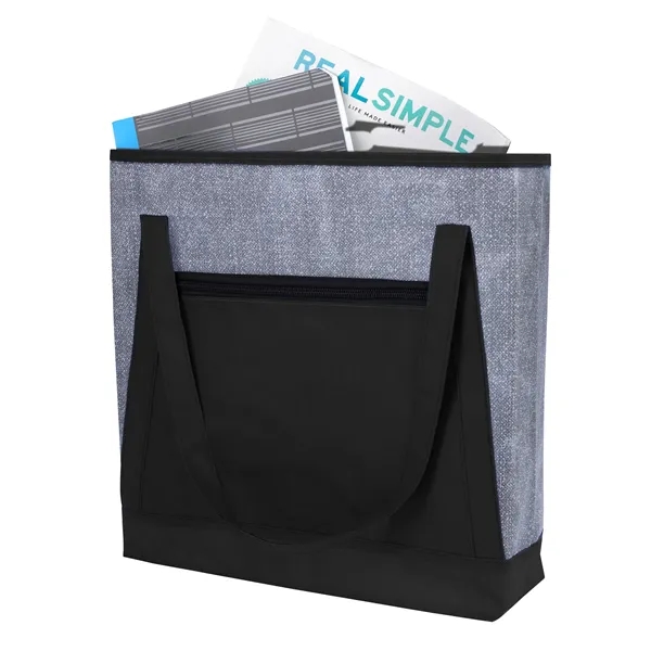 Good Value™ Heathered RPET Non-Woven Tote - Good Value™ Heathered RPET Non-Woven Tote - Image 4 of 24