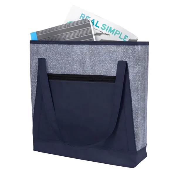 Good Value™ Heathered RPET Non-Woven Tote - Good Value™ Heathered RPET Non-Woven Tote - Image 6 of 24