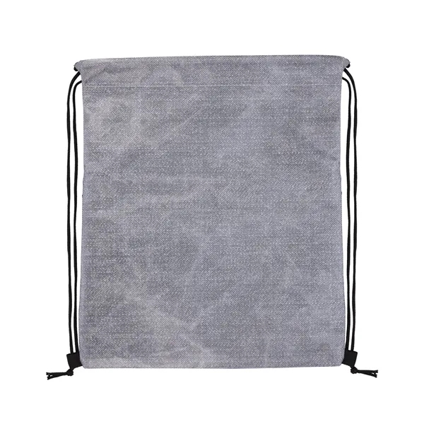 Good Value™ Heathered RPET Non-Woven Drawstring Backpack - Good Value™ Heathered RPET Non-Woven Drawstring Backpack - Image 4 of 8