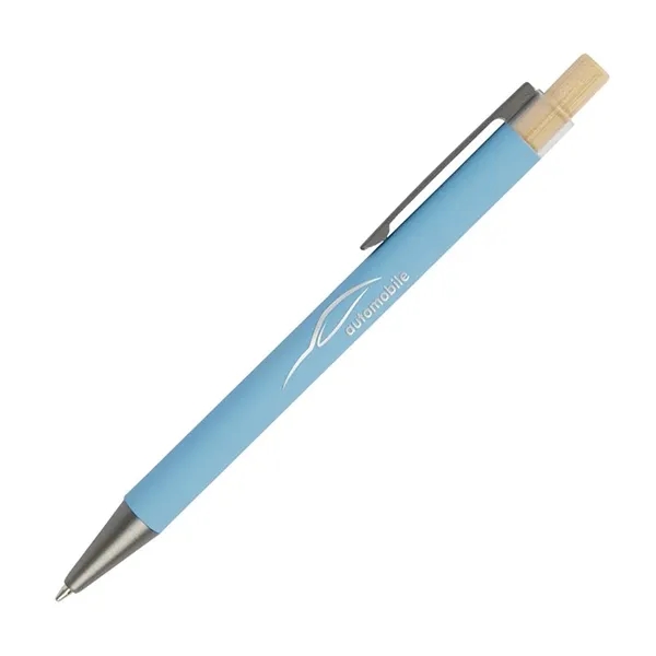 Arundi Recycled Aluminum Pen With Bamboo Plunger - Arundi Recycled Aluminum Pen With Bamboo Plunger - Image 4 of 8