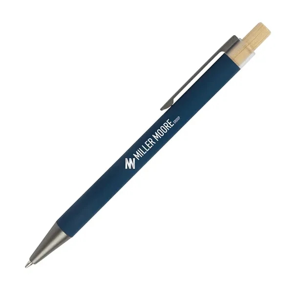 Arundi Recycled Aluminum Pen With Bamboo Plunger - Arundi Recycled Aluminum Pen With Bamboo Plunger - Image 5 of 8