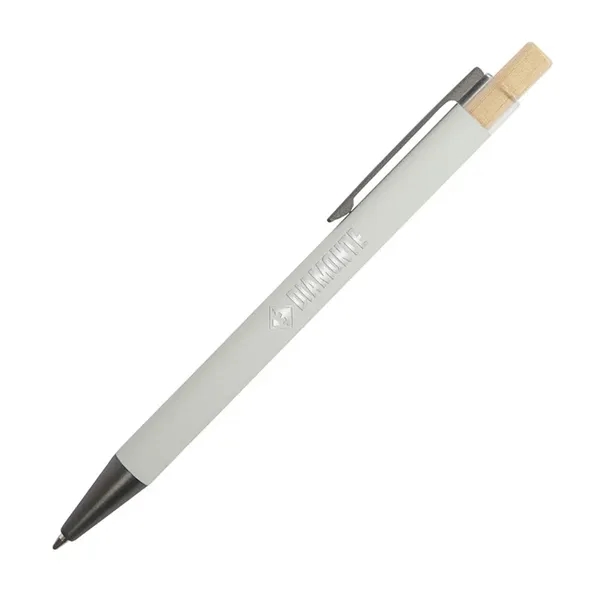 Arundi Recycled Aluminum Pen With Bamboo Plunger - Arundi Recycled Aluminum Pen With Bamboo Plunger - Image 6 of 8