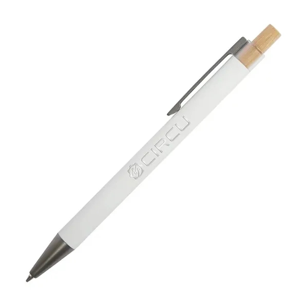 Arundi Recycled Aluminum Pen With Bamboo Plunger - Arundi Recycled Aluminum Pen With Bamboo Plunger - Image 7 of 8