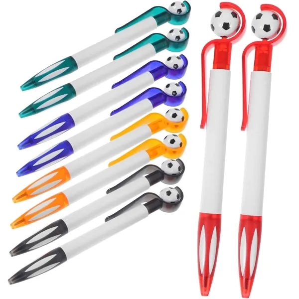 Soccer Ballpoint Pen Fun Rotating Football Design - Soccer Ballpoint Pen Fun Rotating Football Design - Image 1 of 3