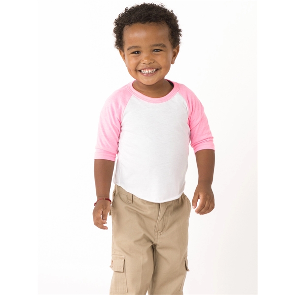 Infant 50/50 3/4 Sleeves Raglan Shirt - Infant 50/50 3/4 Sleeves Raglan Shirt - Image 1 of 2