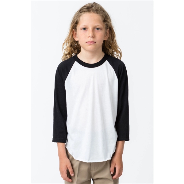 Youth 50/50 3/4 Sleeves Raglan Shirt - Youth 50/50 3/4 Sleeves Raglan Shirt - Image 0 of 2