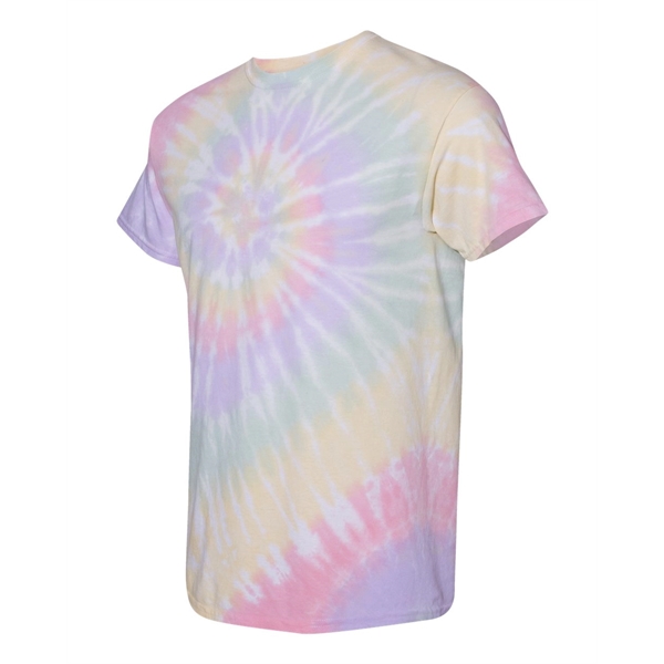 Dyenomite Multi-Color Spiral Tie-Dyed T-Shirt - Dyenomite Multi-Color Spiral Tie-Dyed T-Shirt - Image 30 of 74