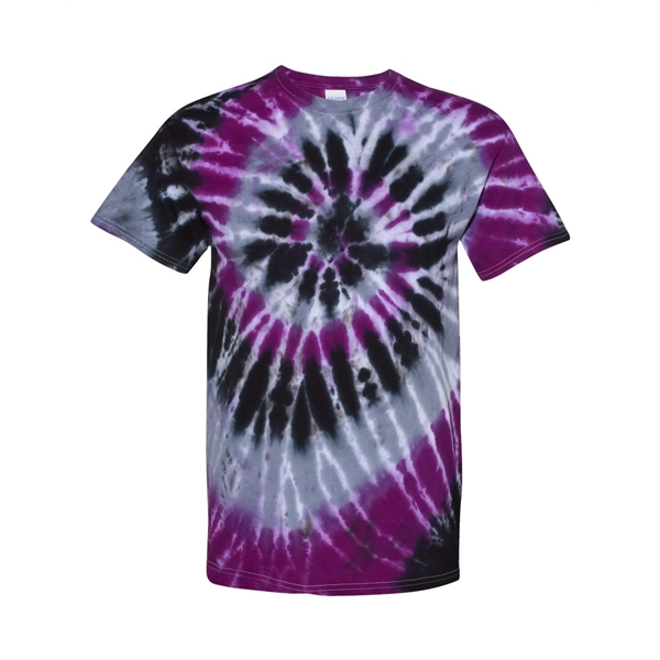 Dyenomite Multi-Color Spiral Tie-Dyed T-Shirt - Dyenomite Multi-Color Spiral Tie-Dyed T-Shirt - Image 32 of 74