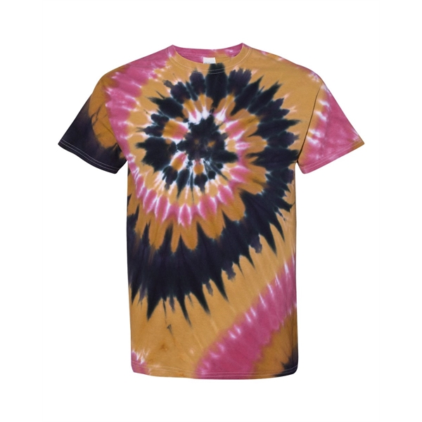 Dyenomite Multi-Color Spiral Tie-Dyed T-Shirt - Dyenomite Multi-Color Spiral Tie-Dyed T-Shirt - Image 35 of 74