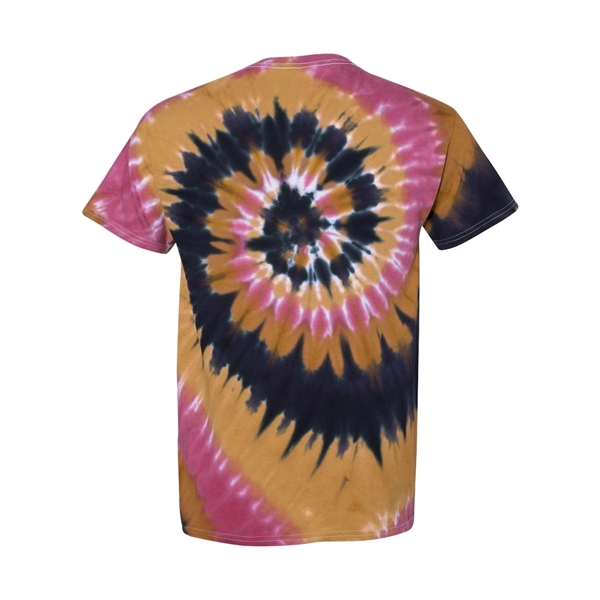Dyenomite Multi-Color Spiral Tie-Dyed T-Shirt - Dyenomite Multi-Color Spiral Tie-Dyed T-Shirt - Image 37 of 74