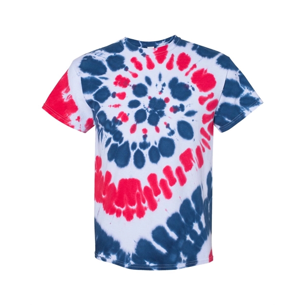 Dyenomite Multi-Color Spiral Tie-Dyed T-Shirt - Dyenomite Multi-Color Spiral Tie-Dyed T-Shirt - Image 38 of 74