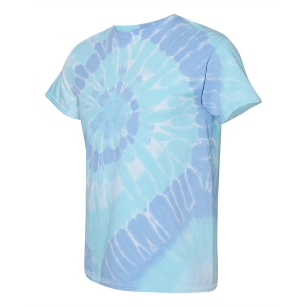 Dyenomite Multi-Color Spiral Tie-Dyed T-Shirt - Dyenomite Multi-Color Spiral Tie-Dyed T-Shirt - Image 42 of 74