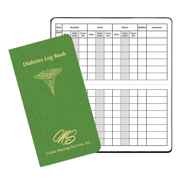 Diabetes Health Log Book - Shimmer - Diabetes Health Log Book - Shimmer - Image 0 of 3