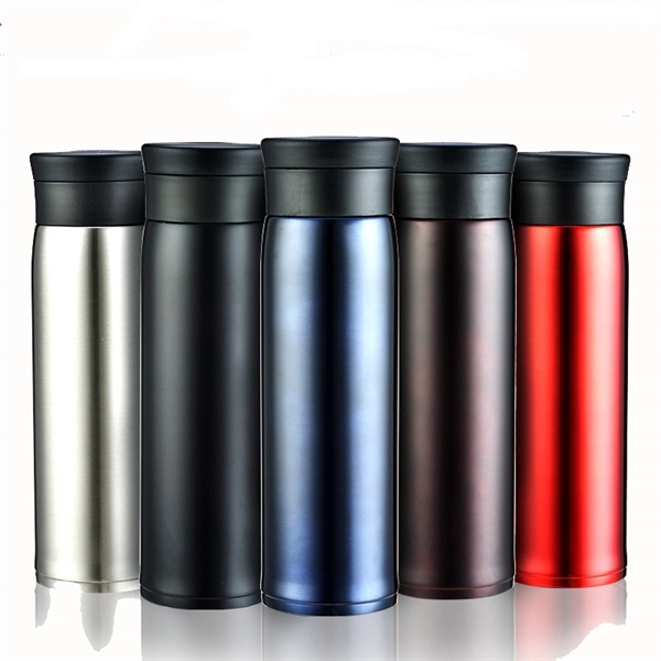 16 oz VACUUM  Stainless Steel Water Bottle  500ml - 16 oz VACUUM  Stainless Steel Water Bottle  500ml - Image 0 of 5
