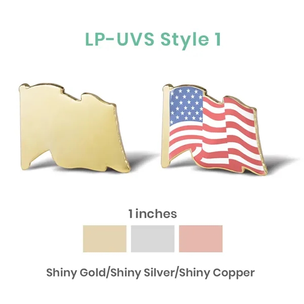 UV Printed Stock Lapel Pins - UV Printed Stock Lapel Pins - Image 2 of 15