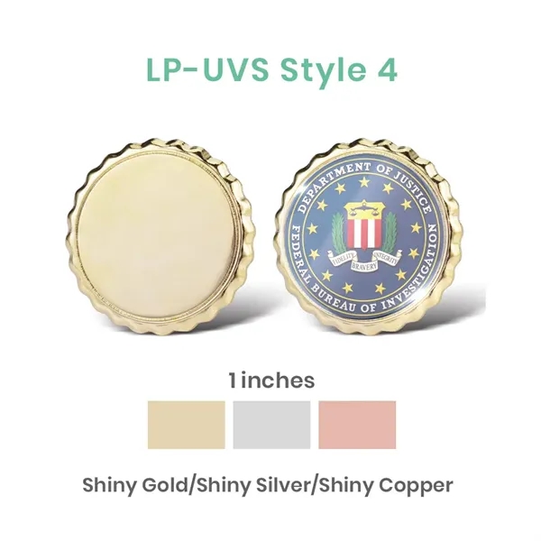 UV Printed Stock Lapel Pins - UV Printed Stock Lapel Pins - Image 5 of 15