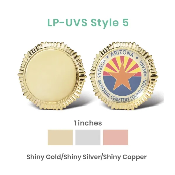 UV Printed Stock Lapel Pins - UV Printed Stock Lapel Pins - Image 6 of 15