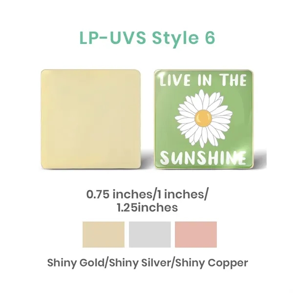 UV Printed Stock Lapel Pins - UV Printed Stock Lapel Pins - Image 7 of 15