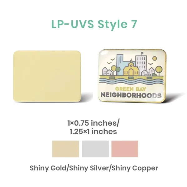 UV Printed Stock Lapel Pins - UV Printed Stock Lapel Pins - Image 8 of 15