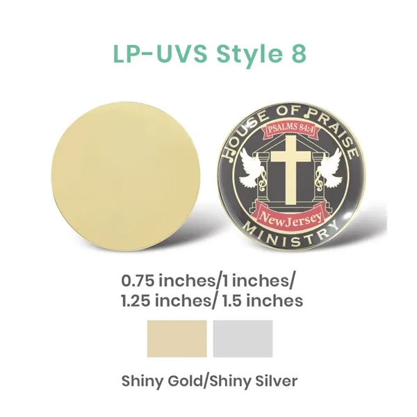 UV Printed Stock Lapel Pins - UV Printed Stock Lapel Pins - Image 9 of 15