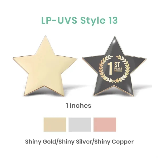 UV Printed Stock Lapel Pins - UV Printed Stock Lapel Pins - Image 14 of 15