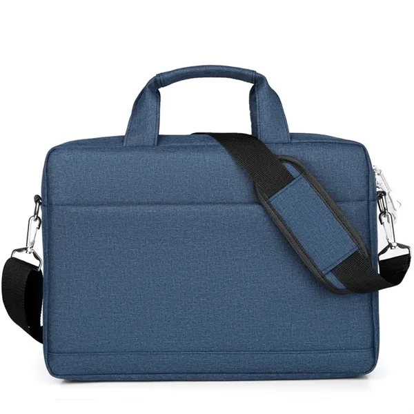 14/15/17" Laptop Briefcase with Shoulder Strap - 4 Colors - 14/15/17" Laptop Briefcase with Shoulder Strap - 4 Colors - Image 3 of 8