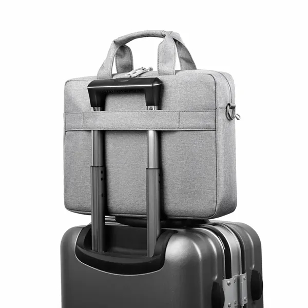 14/15/17" Laptop Briefcase with Shoulder Strap - 4 Colors - 14/15/17" Laptop Briefcase with Shoulder Strap - 4 Colors - Image 6 of 8