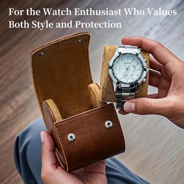 Wedding favors travel leather portable storage watch case - Wedding favors travel leather portable storage watch case - Image 2 of 4