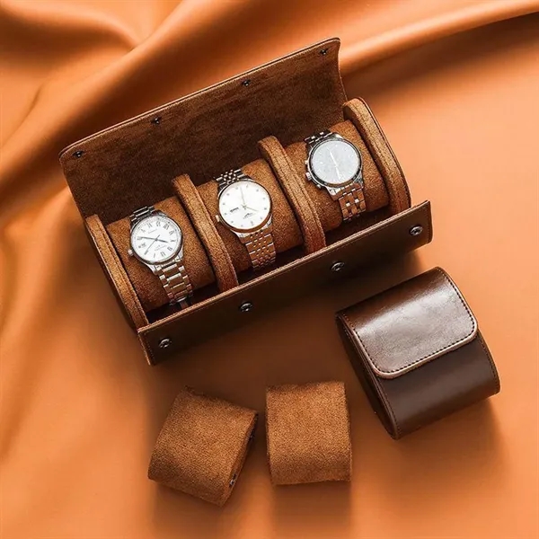 Wedding favors travel leather portable storage watch case - Wedding favors travel leather portable storage watch case - Image 4 of 4