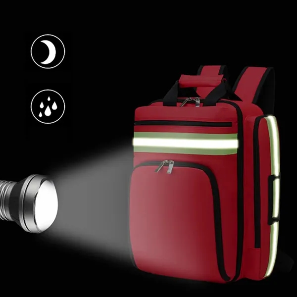 Camping trip sports trauma medical bag first aid backpack - Camping trip sports trauma medical bag first aid backpack - Image 3 of 4