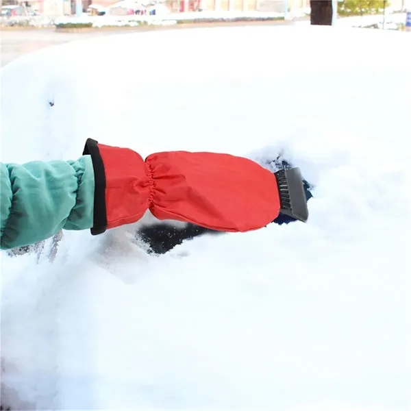 SUV truck snow removal cars window ice scraper with glove - SUV truck snow removal cars window ice scraper with glove - Image 4 of 4
