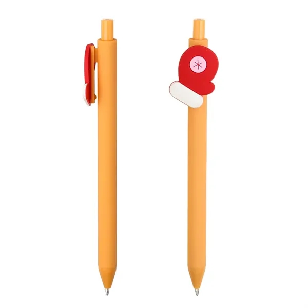 Christmas PVC Ballpoint Pens With Holiday Designs - Christmas PVC Ballpoint Pens With Holiday Designs - Image 3 of 3