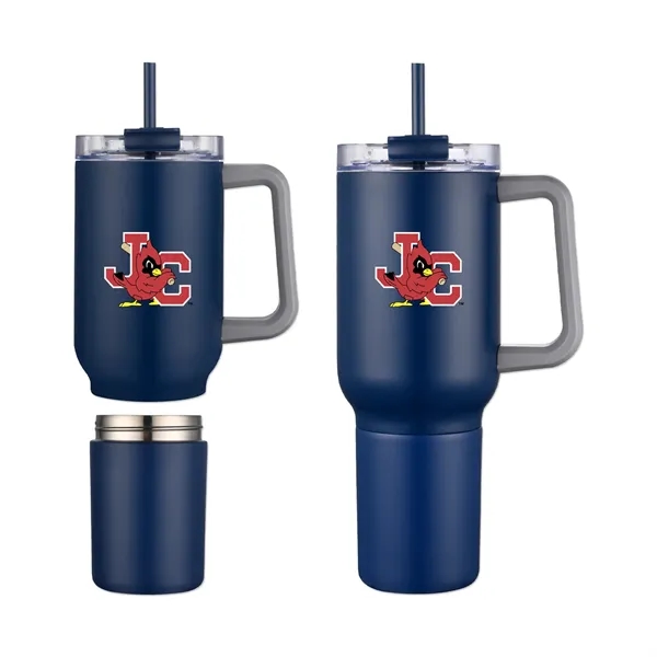 22 Oz. Stainless Steel Travel Mug with Cup
