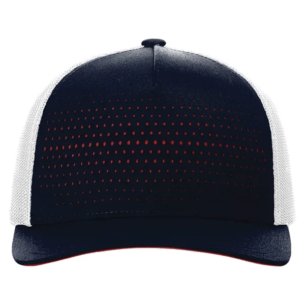 Richardson #163 Snapback Laser Cut Trucker Hat - Richardson #163 Snapback Laser Cut Trucker Hat - Image 9 of 13