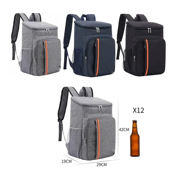 24-Can Lightweight Insulated Cooler Backpack - 24-Can Lightweight Insulated Cooler Backpack - Image 2 of 2