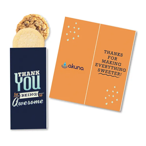 Full-Color Custom Sweeter Cards with Homestyle Cookie Duo