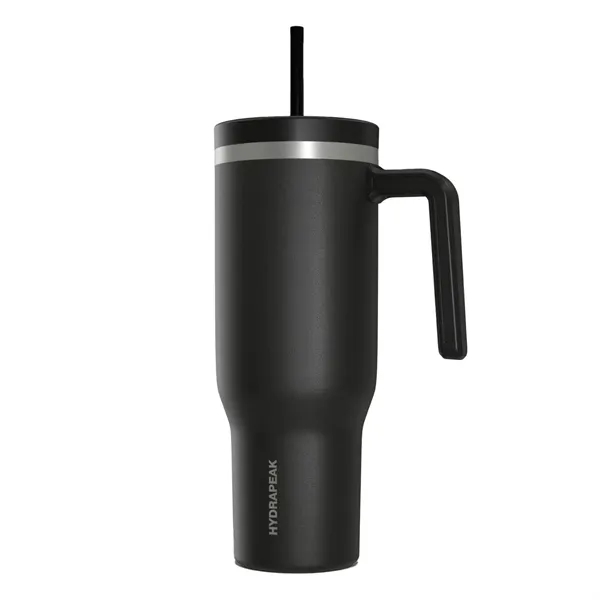 40 oz Hydrapeak® Stainless Steel Insulated Tumbler w/ Handle - 40 oz Hydrapeak® Stainless Steel Insulated Tumbler w/ Handle - Image 2 of 5