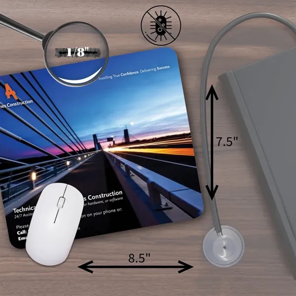 Mouse Carpet™ Antimicrobial Fabric Pad (7.5"x8.5"x1/8"