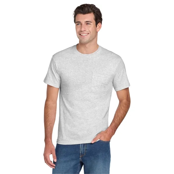Jerzees - Dri-Power 50/50 Cotton/Poly Pocket T-Shirt. - Jerzees - Dri-Power 50/50 Cotton/Poly Pocket T-Shirt. - Image 0 of 69