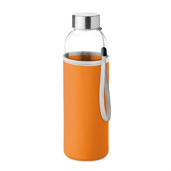 Glass Water Bottle With Cloth Cover - Glass Water Bottle With Cloth Cover - Image 3 of 4