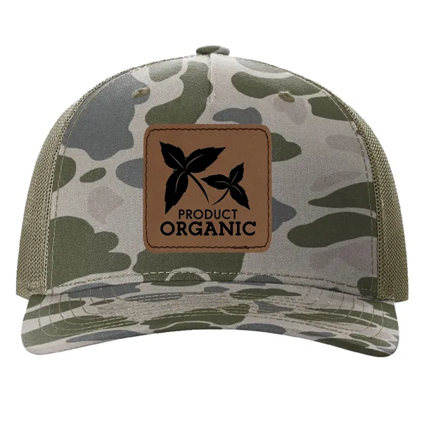 Richardson 112PFP Snapback Trucker Hat w/Leatherette Patches - Richardson 112PFP Snapback Trucker Hat w/Leatherette Patches - Image 0 of 53