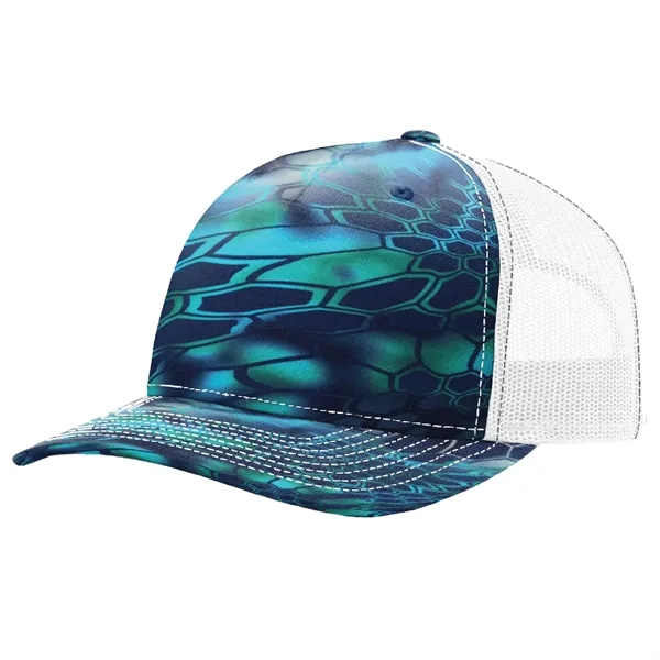 Richardson 112PFP Snapback Trucker Hat w/Leatherette Patches - Richardson 112PFP Snapback Trucker Hat w/Leatherette Patches - Image 45 of 53