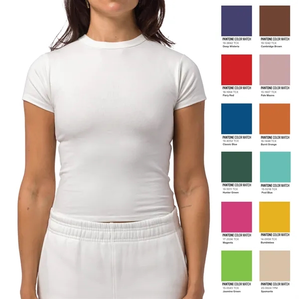 Pantone Custom Color Baby Tee Sustainable Cotton 6.0 oz - Pantone Custom Color Baby Tee Sustainable Cotton 6.0 oz - Image 0 of 0